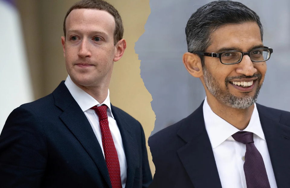 Google’s Sundar Pichai and Meta’s Mark Zuckerberg team up with Reliance on AI and superintelligence