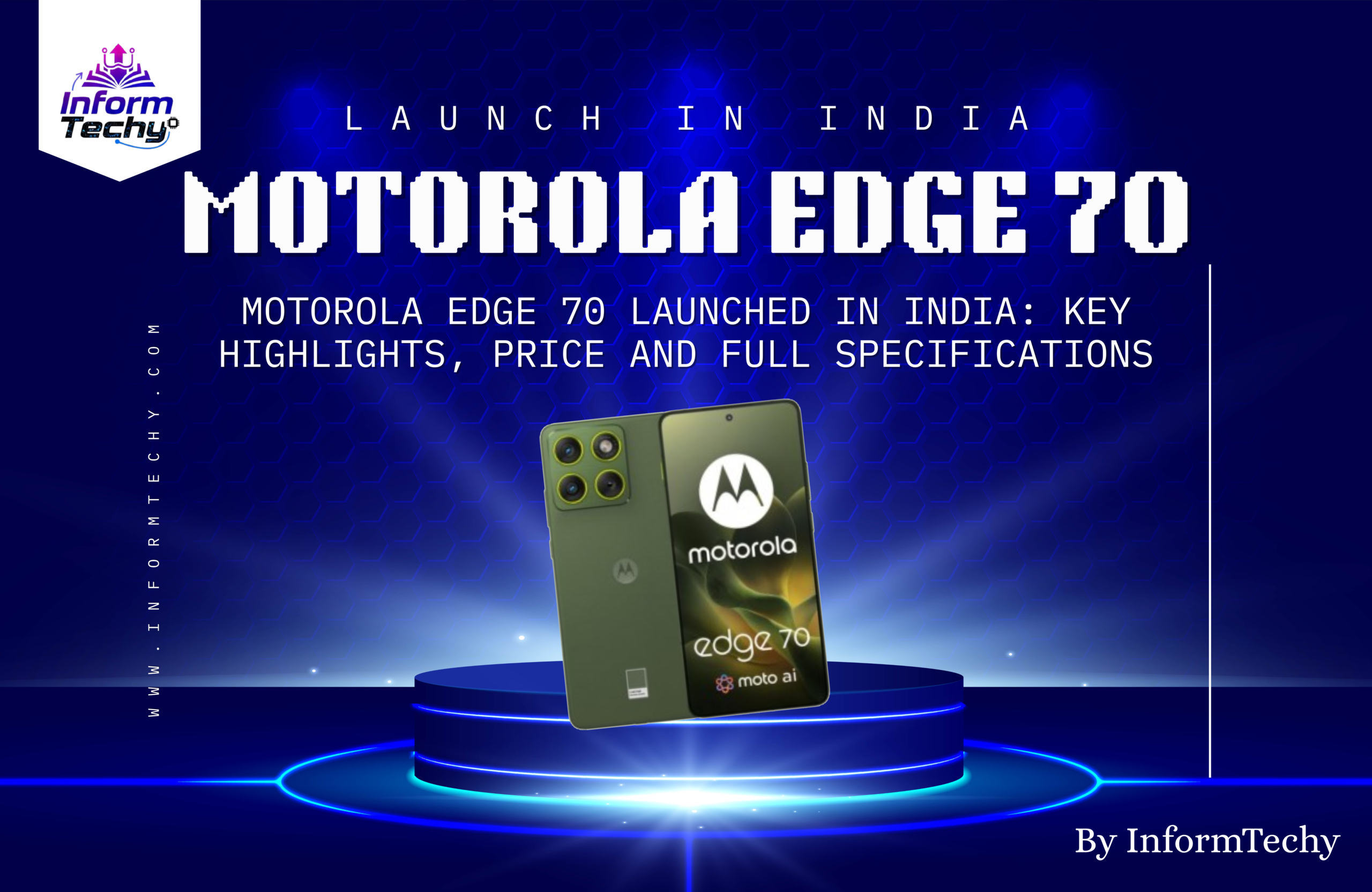 Motorola Edge 70 Launched in India: Key Highlights, Price and Full Specifications